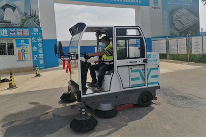 中建安装集团引进莱特LT-S26扫地车 赋能项目清洁 彰显责任担当